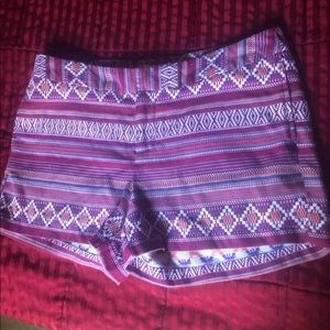 Merona Aztec design shorts size 10